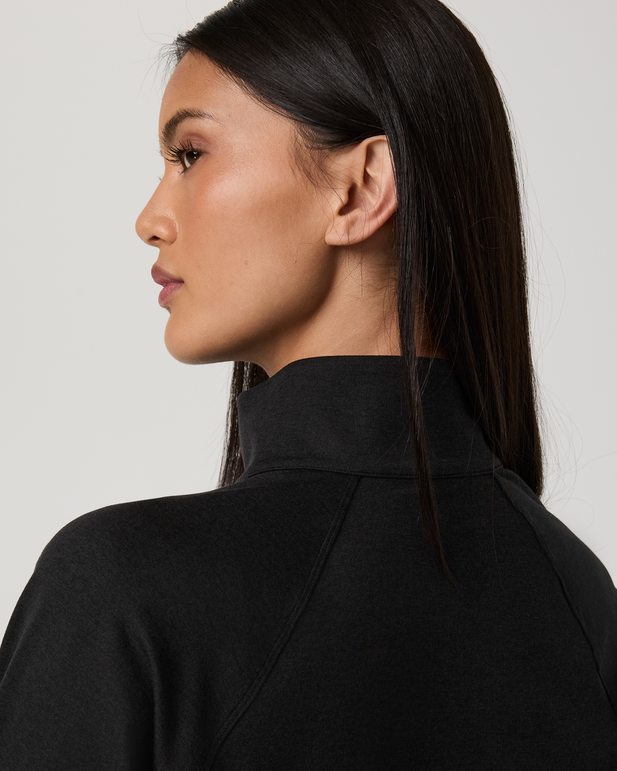 Halo Half Zip | Black Heather