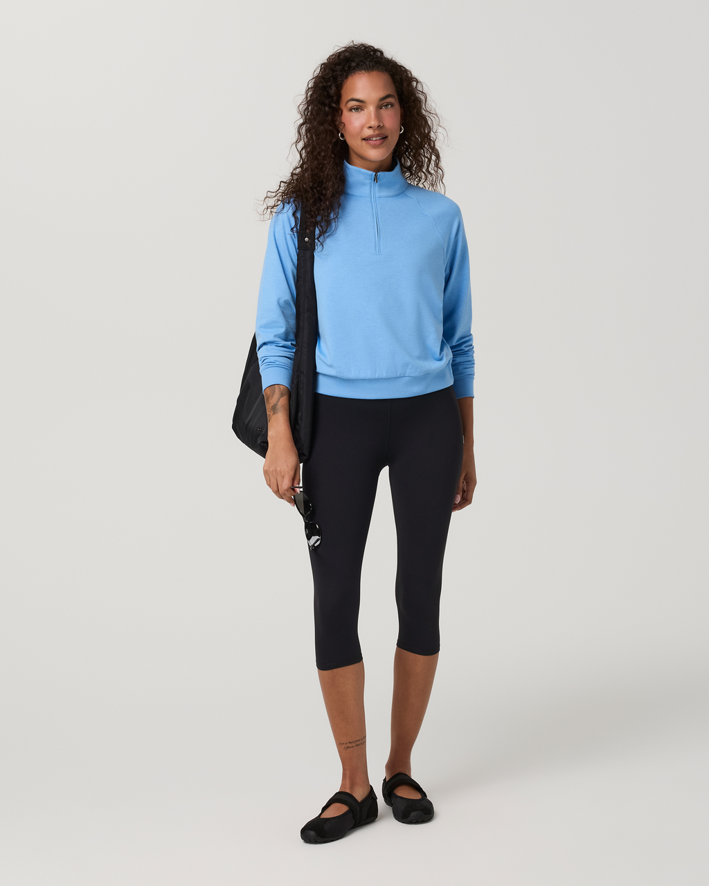 Halo Half Zip | Oasis Blue Heather