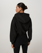 Restore Essential Full Zip Hoodie | Washed Black
