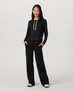 Halo Essential Hoodie | Black Heather