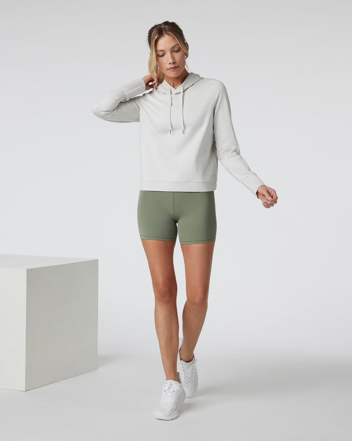 Halo Essential Hoodie | Salt Heather