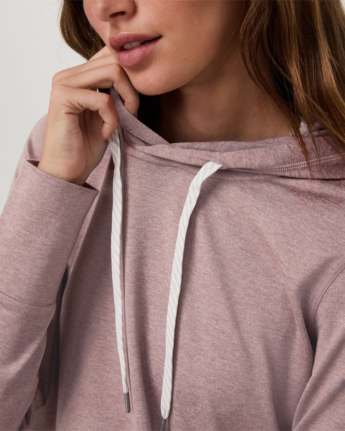 Halo Essential Hoodie | Zion Rose Heather