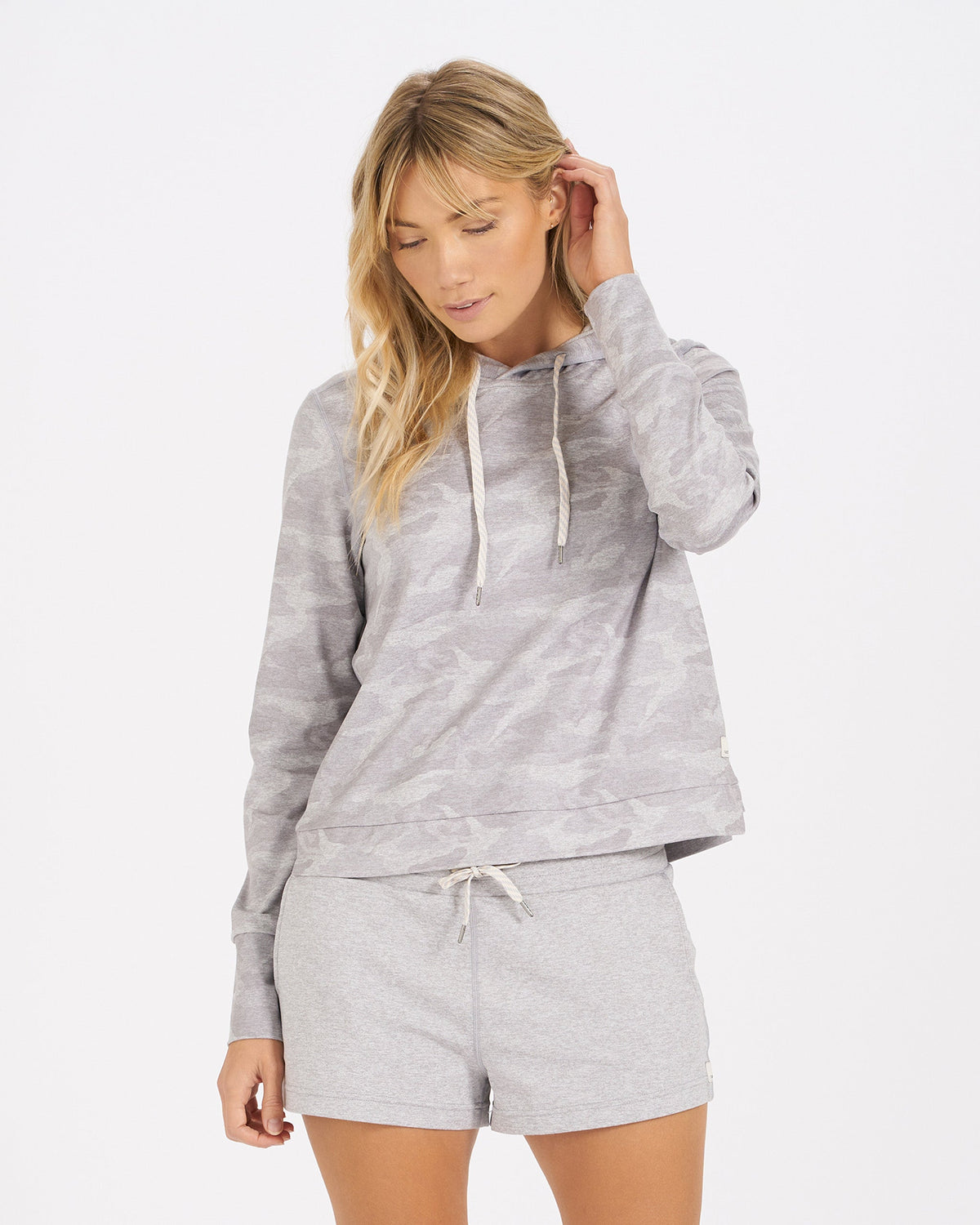 Halo Essential Hoodie | Pale Heather Camo