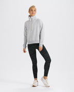 Restore Half Zip | Light Heather Grey