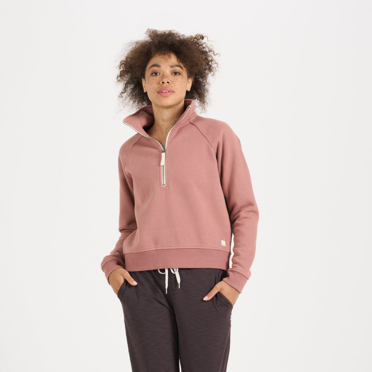 Restore Half Zip | Light Terracotta
