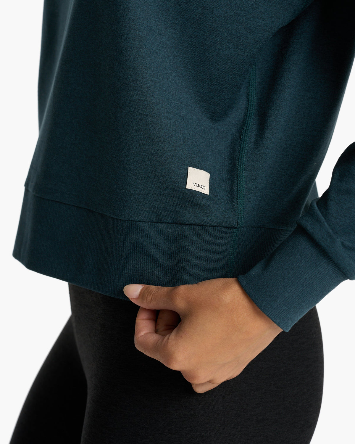 Long Sleeve Halo Crew | Beryl Heather