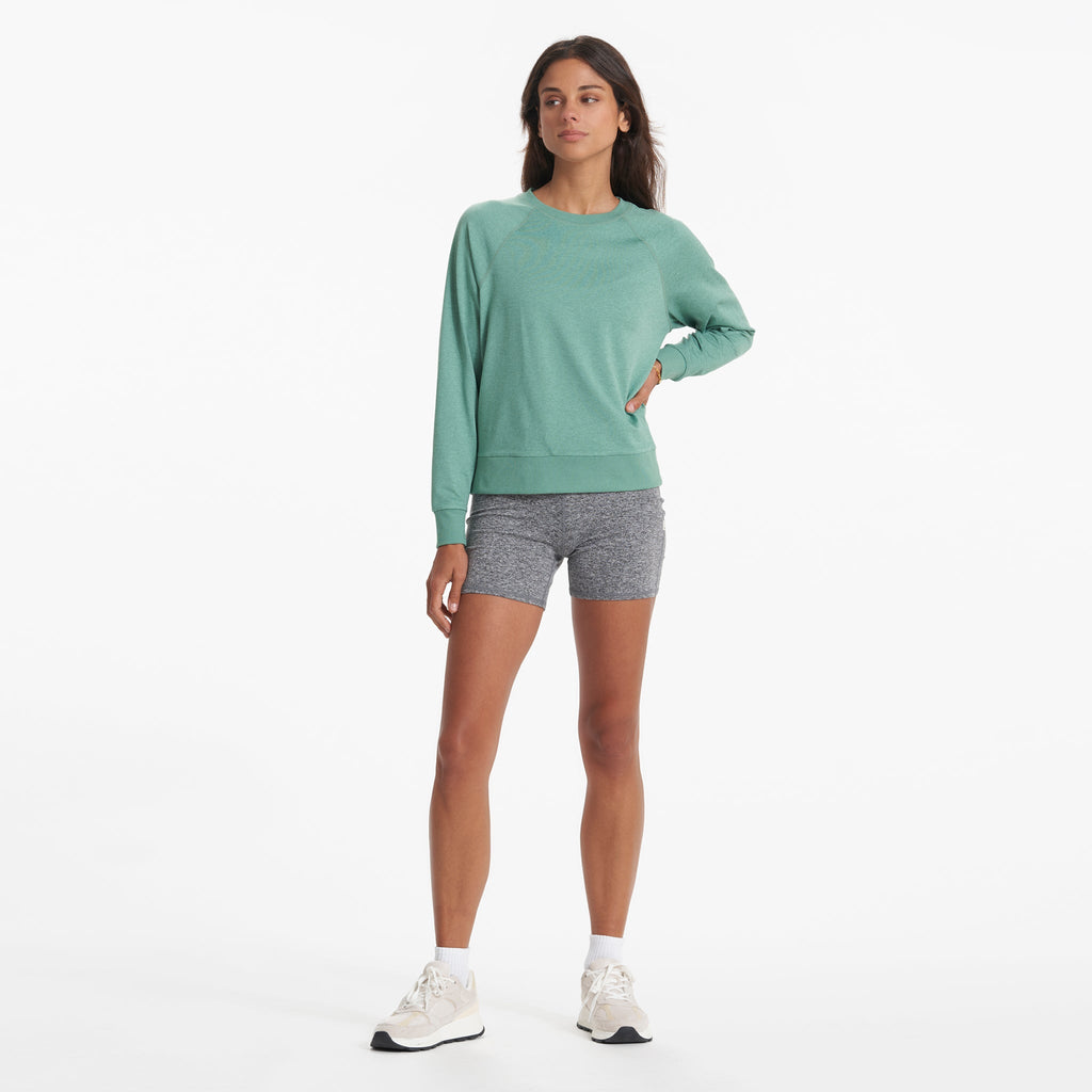 Long-Sleeve Halo Crew | Celadon Heather