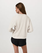 Long-Sleeve Halo Crew | Ecru Heather