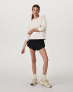 Long-Sleeve Halo Crew | Ecru Heather