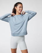 Long Sleeve Halo Crew | Flint Heather