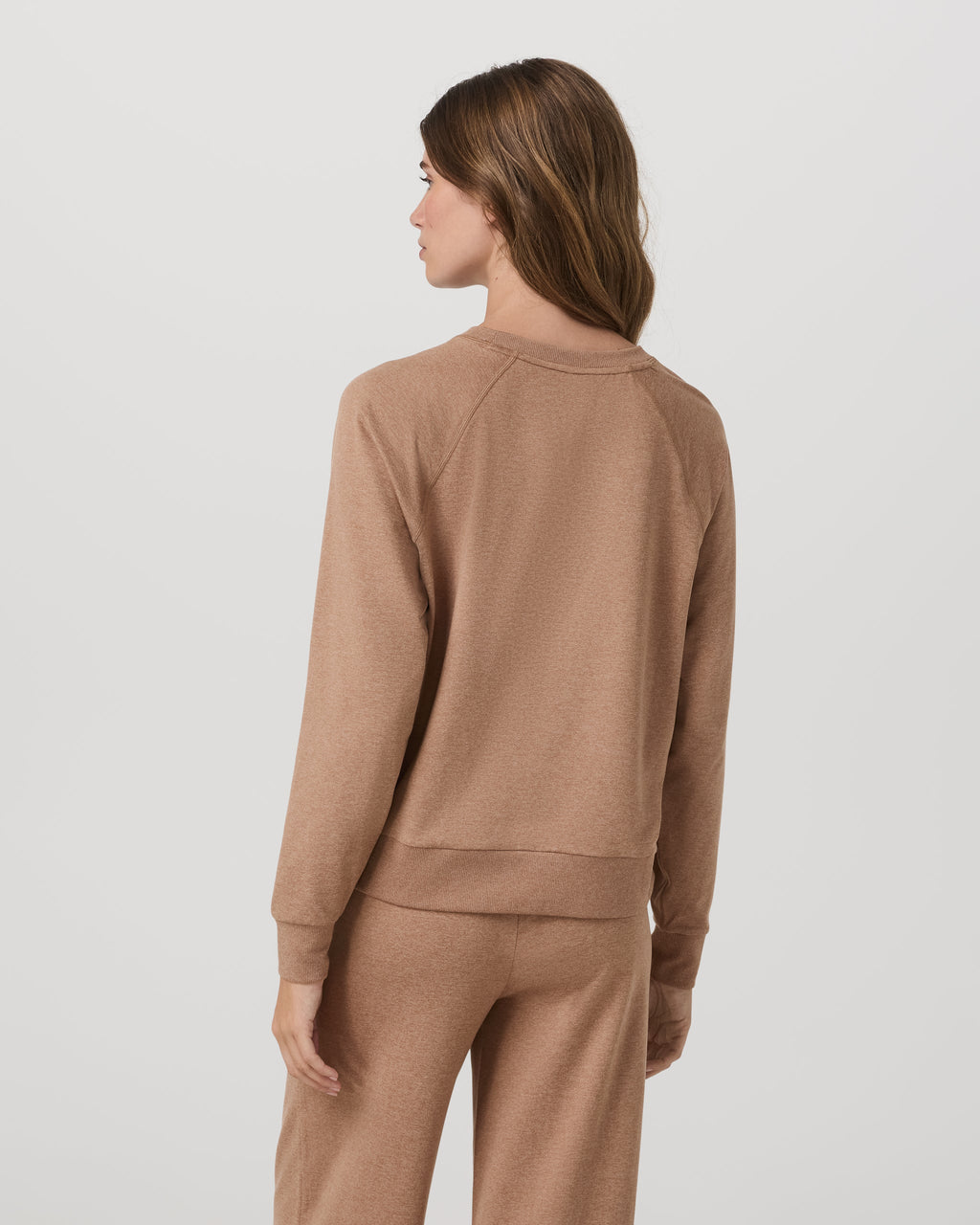 Long-Sleeve Halo Crew | Nutmeg Heather