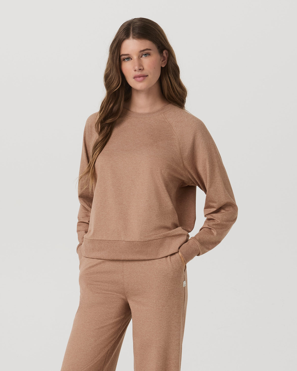 Long-Sleeve Halo Crew | Nutmeg Heather