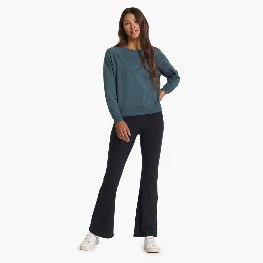 Long-Sleeve Halo Crew | Stone Heather