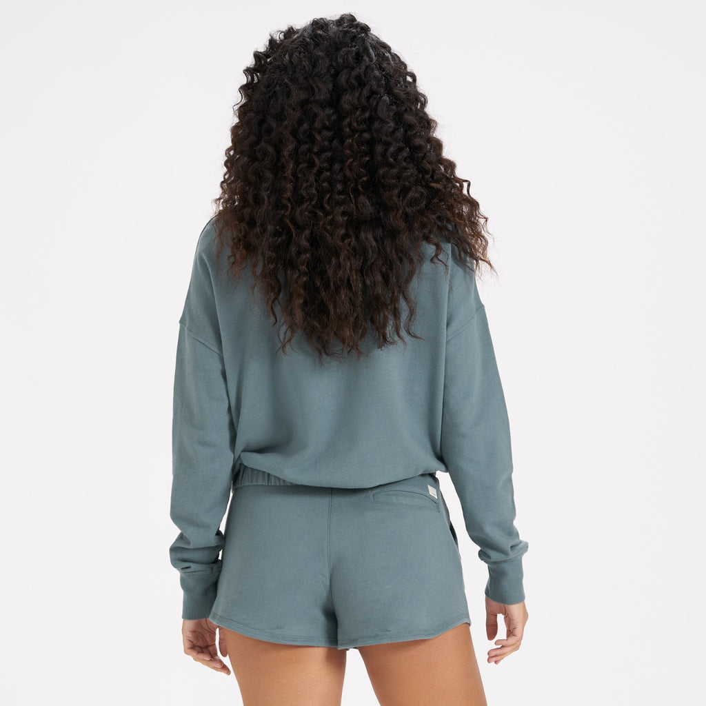 Sunnyside Half Zip | Steel Blue