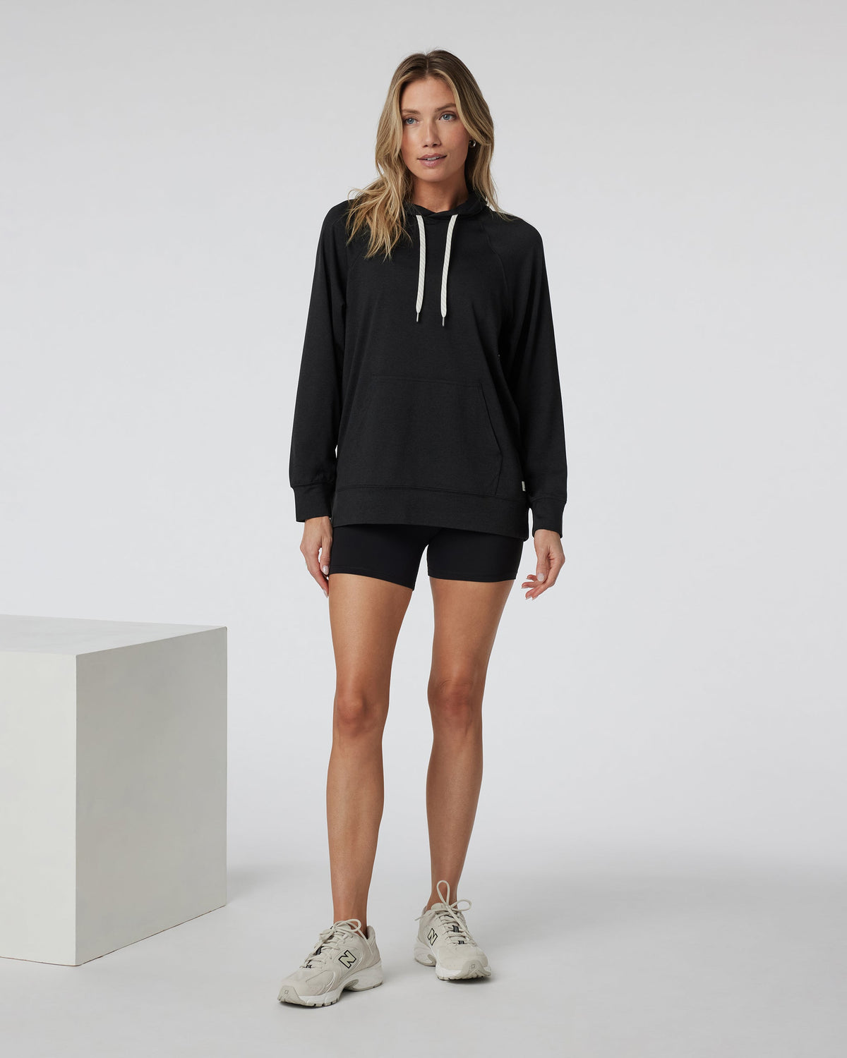 Halo Oversized Hoodie | Black Heather