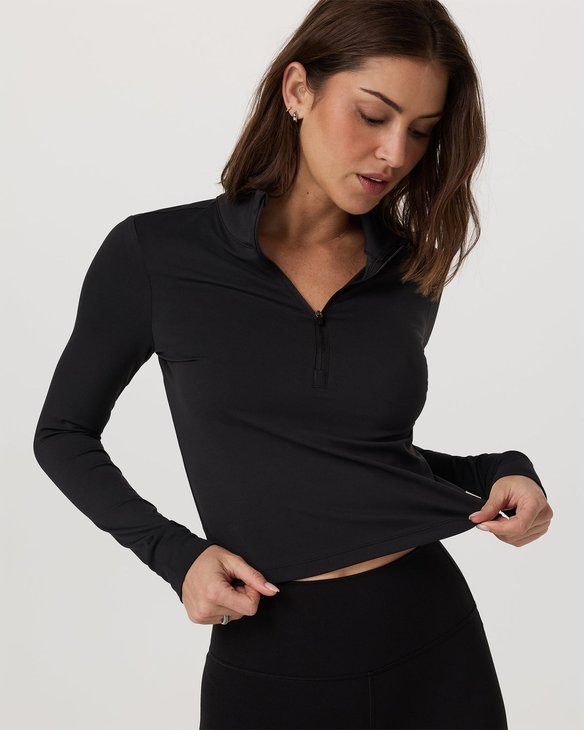 Studio Half Zip | Black