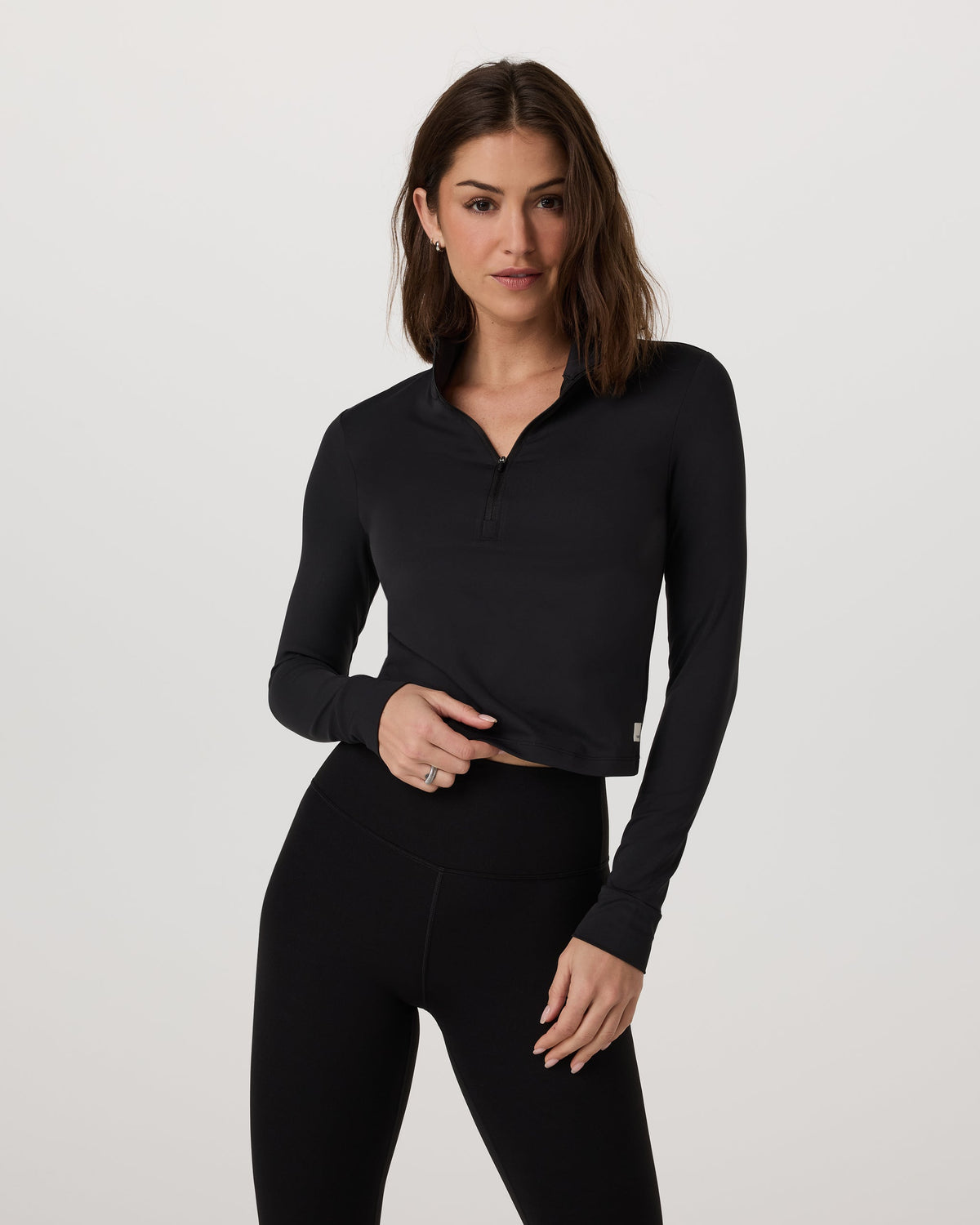 Studio Half Zip | Black