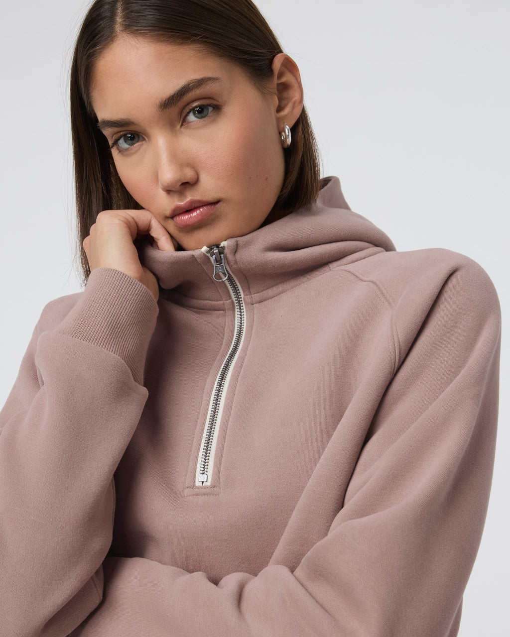 Restore Half Zip Hoodie | Canyon Clay