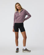 Restore Half Zip Hoodie | Elderberry