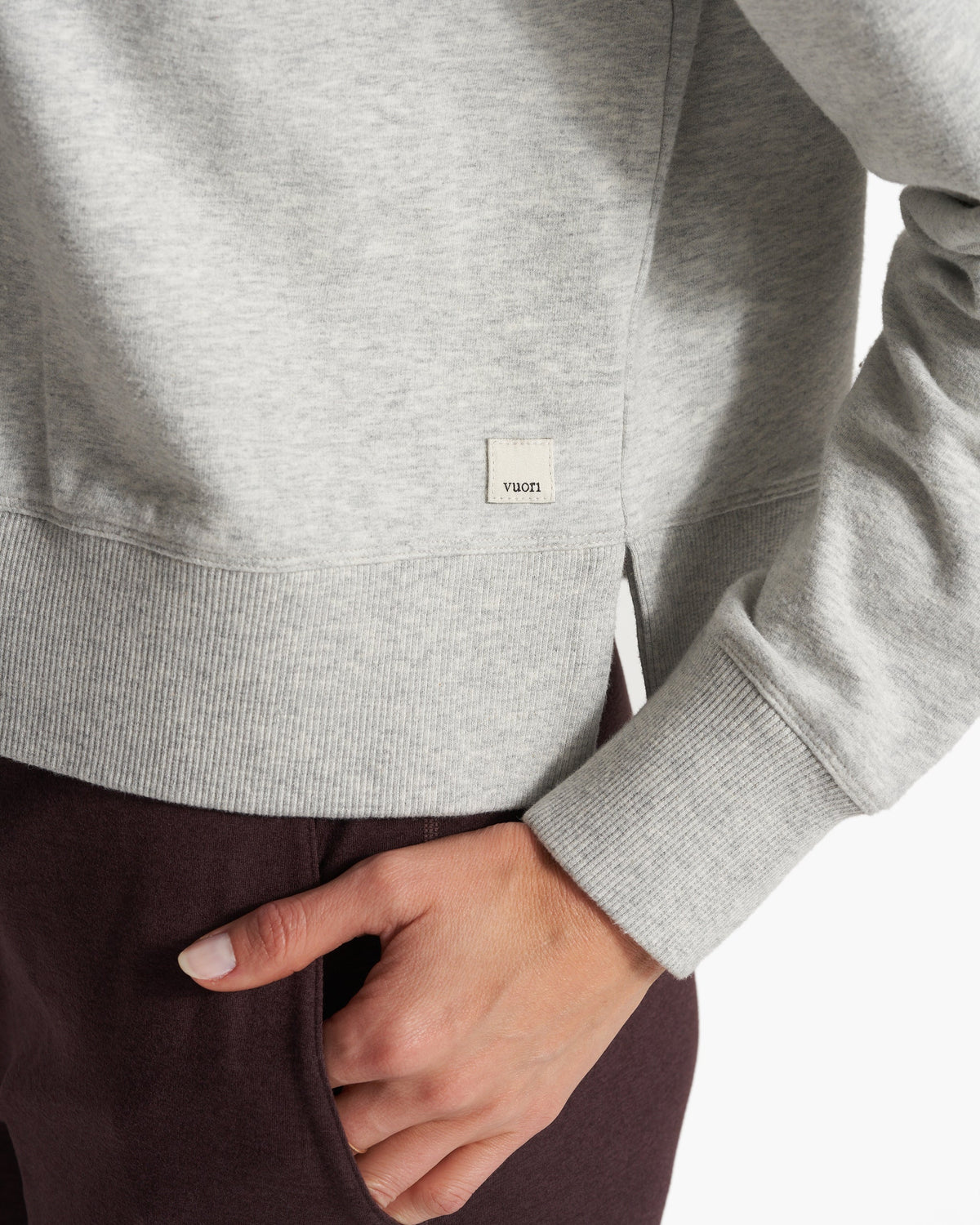 Laguna Henley | Light Heather Grey