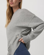 Sedona Weekender Crew | Light Heather Grey