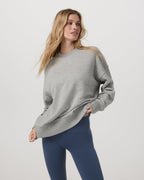 Sedona Weekender Crew | Light Heather Grey