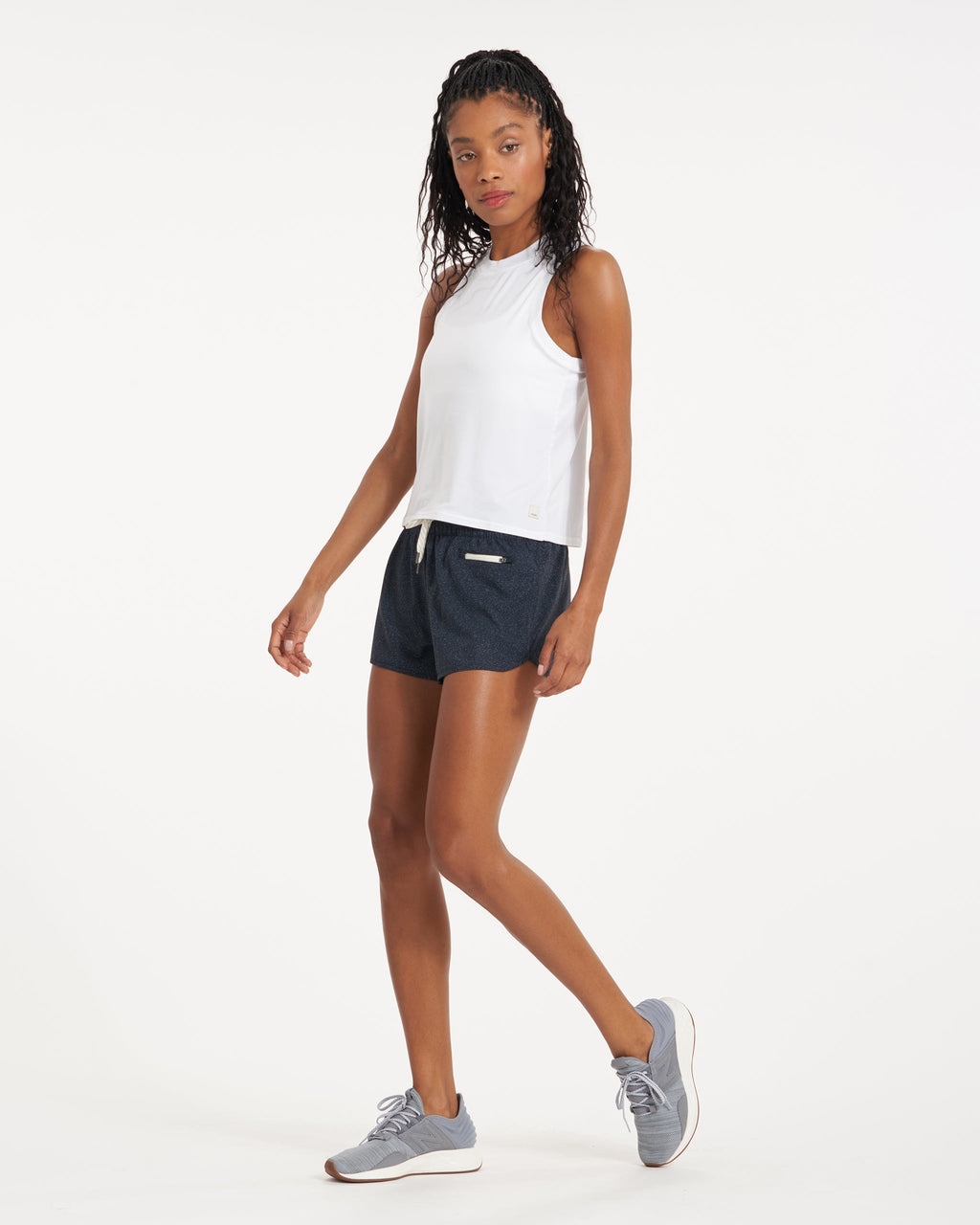 Clementine 2.0 Short 2.5 | Azure Dashed Lines