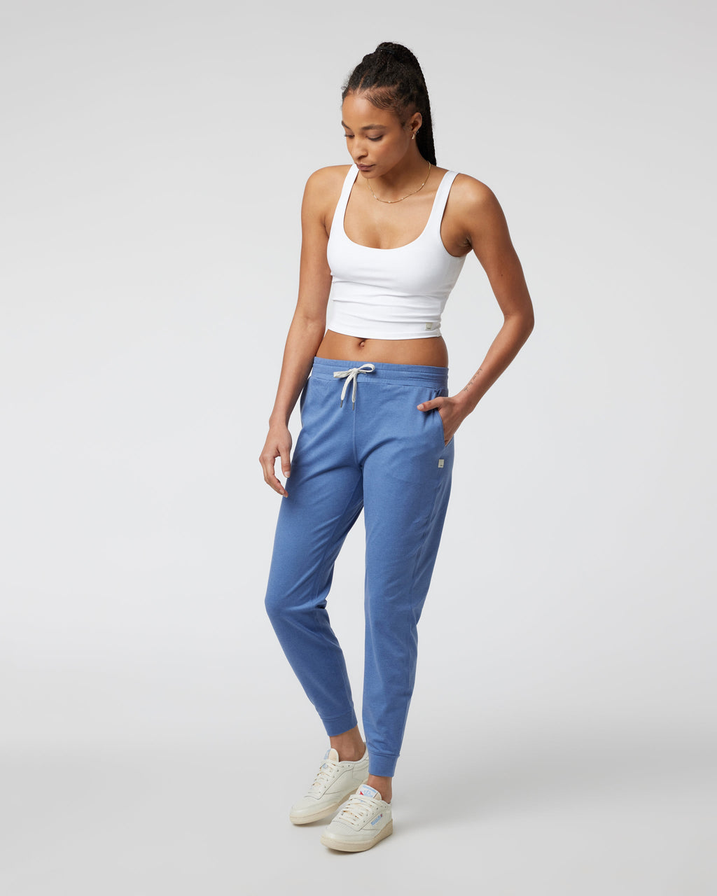 Performance Jogger - Long | Blue Quartz Heather