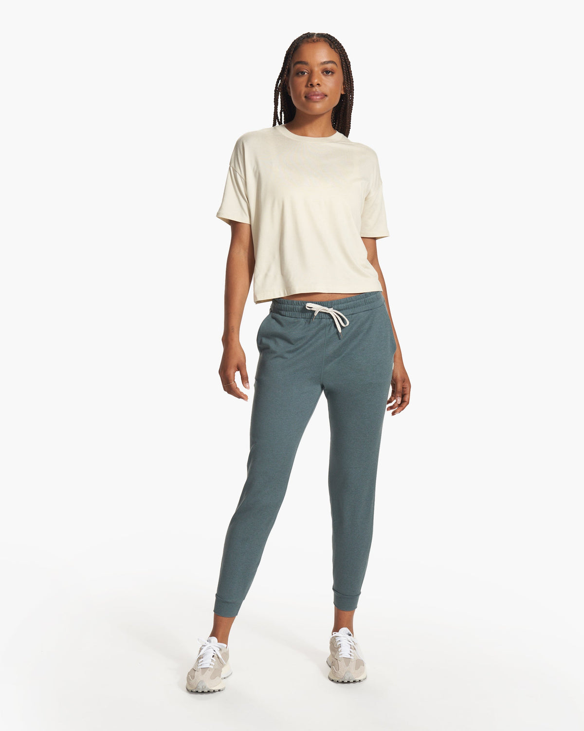 Performance Jogger - Long | Lake Heather