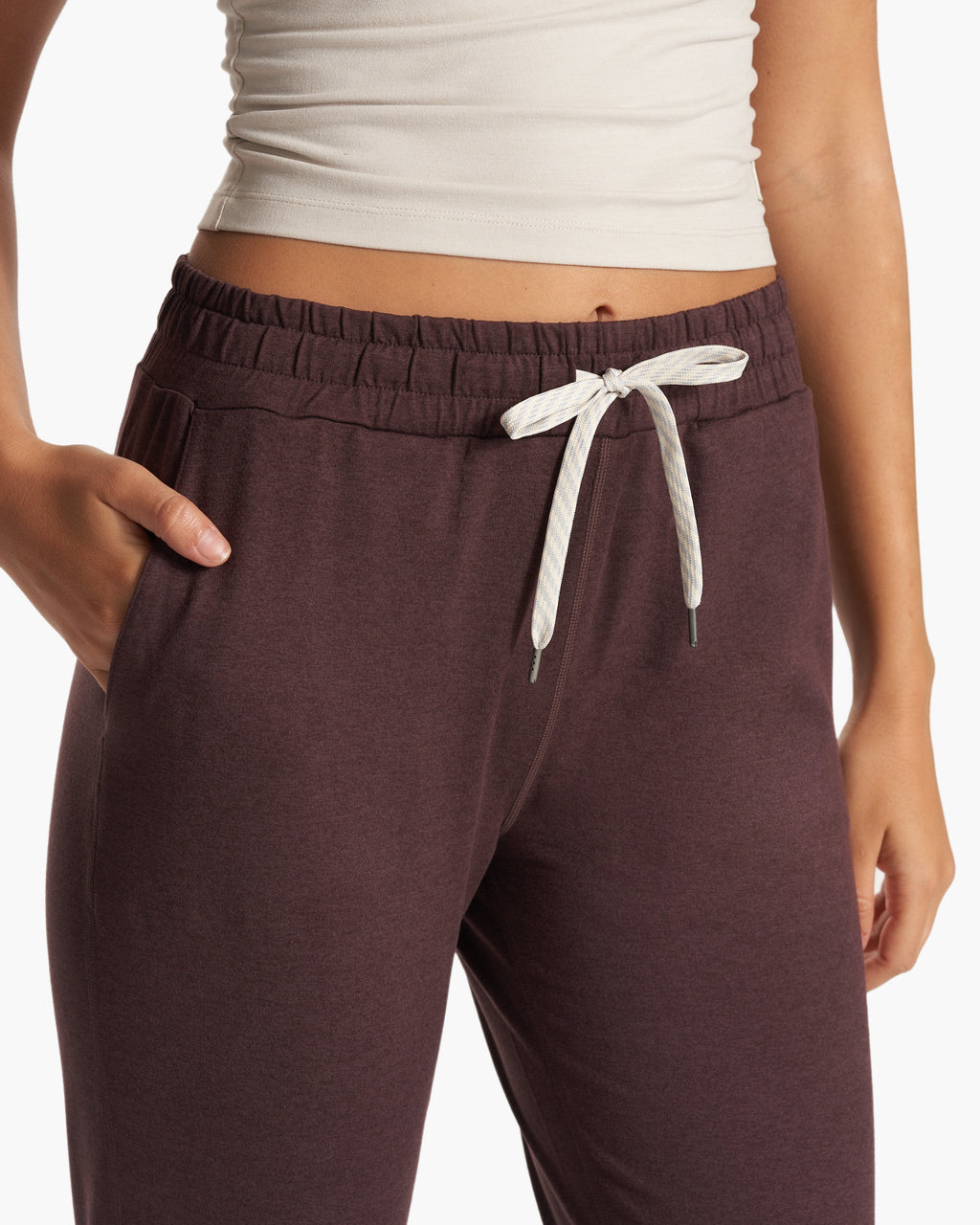Performance Jogger - Long | Mahogany Heather