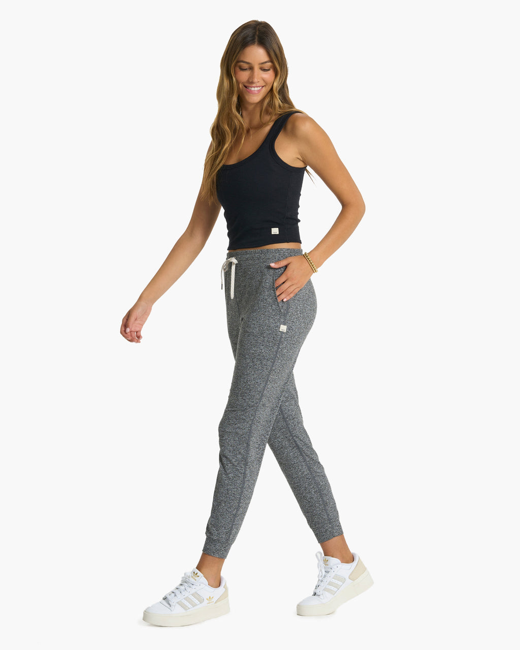Performance Jogger - Long | Heather Grey