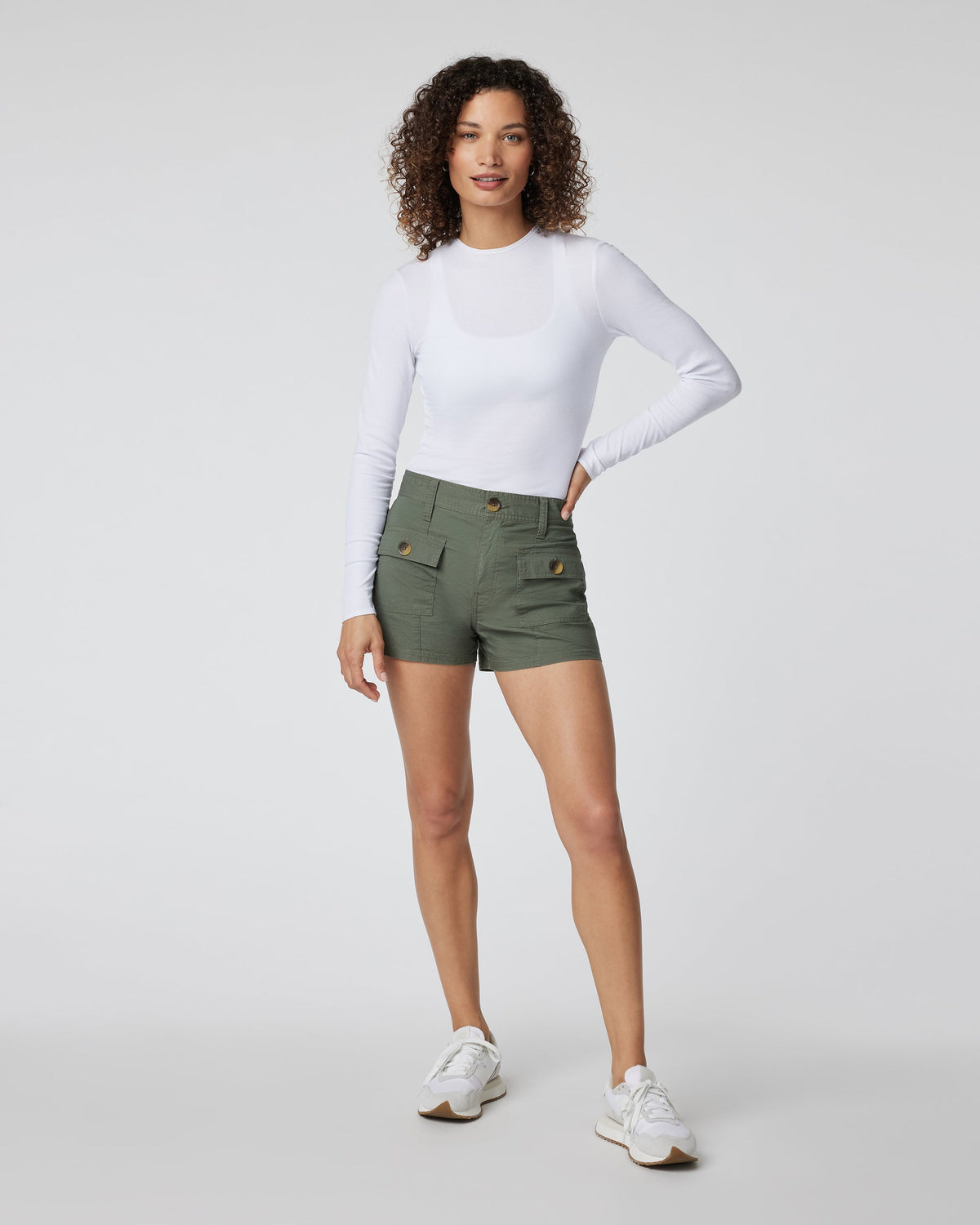 Vintage Ripstop Utility Short | Army