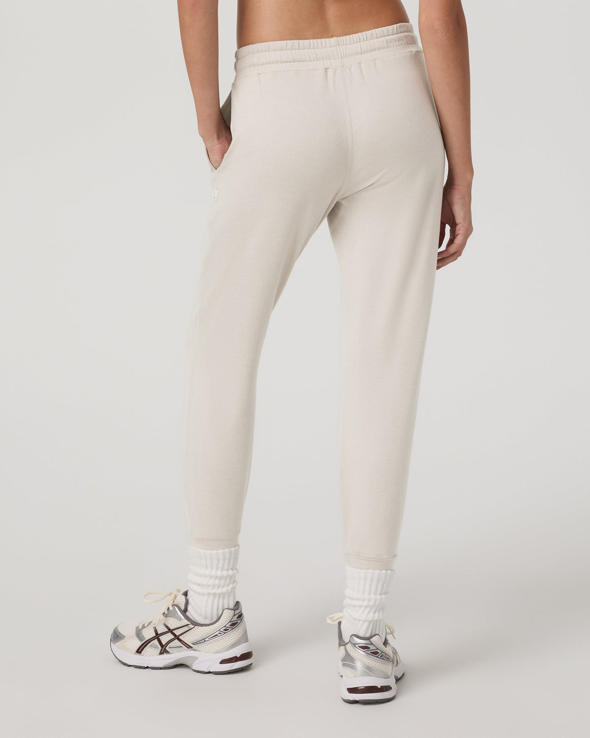 Performance Jogger - Long | Ecru Heather