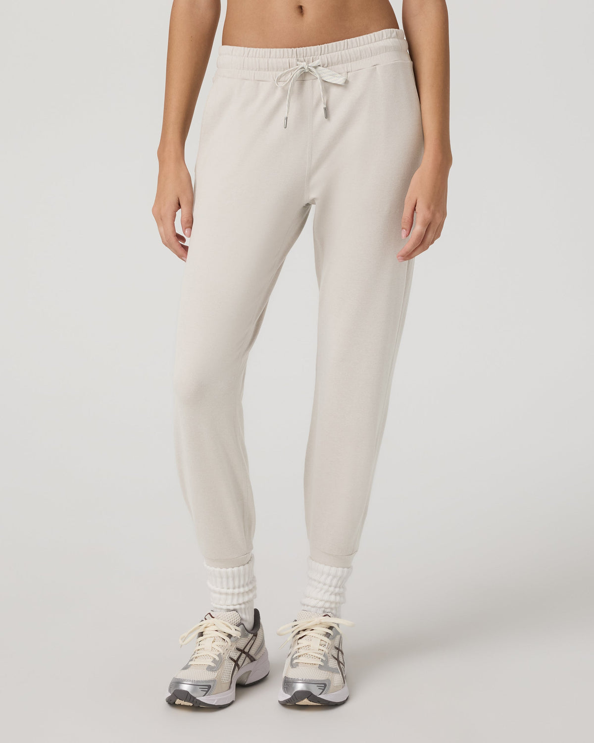 Performance Jogger - Long | Ecru Heather