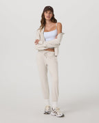 Performance Jogger - Long | Ecru Heather