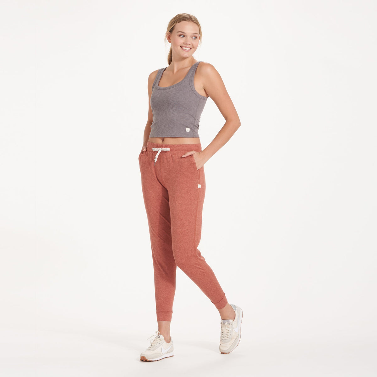 Performance Jogger - Long | Cinnamon Heather
