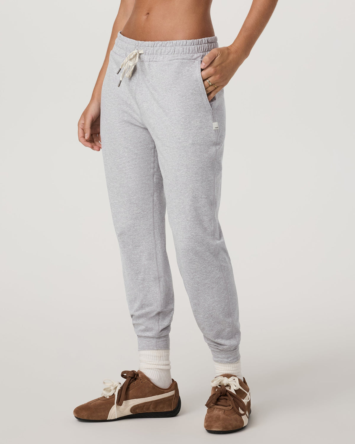 Performance Jogger | Pale Grey Heather