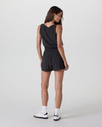 Villa Utility Romper | Black