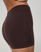 Pointelle Seamless Short 4 | French Roast