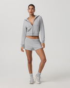 Sedona Retro Short | Light Heather Grey