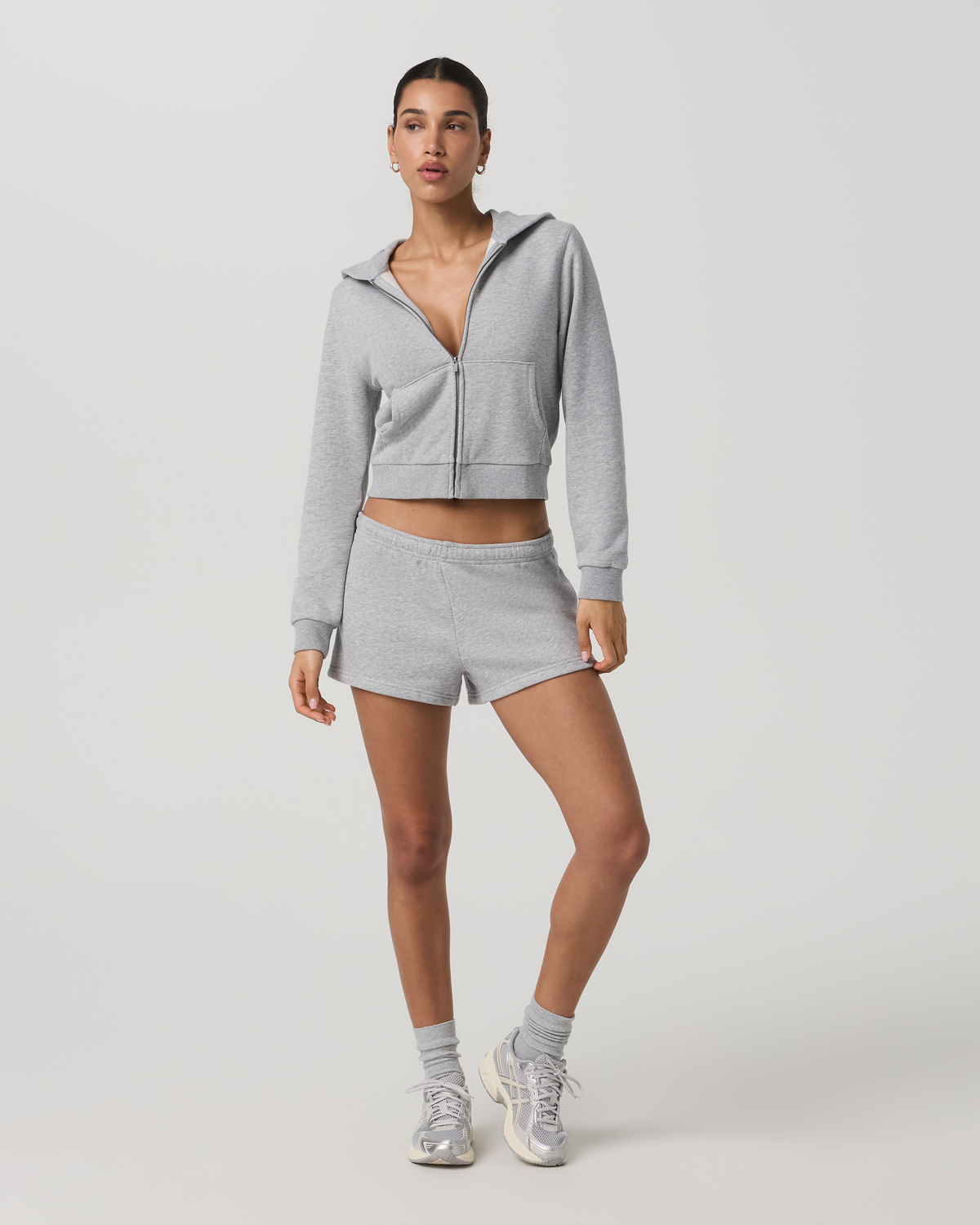 Sedona Retro Short | Light Heather Grey