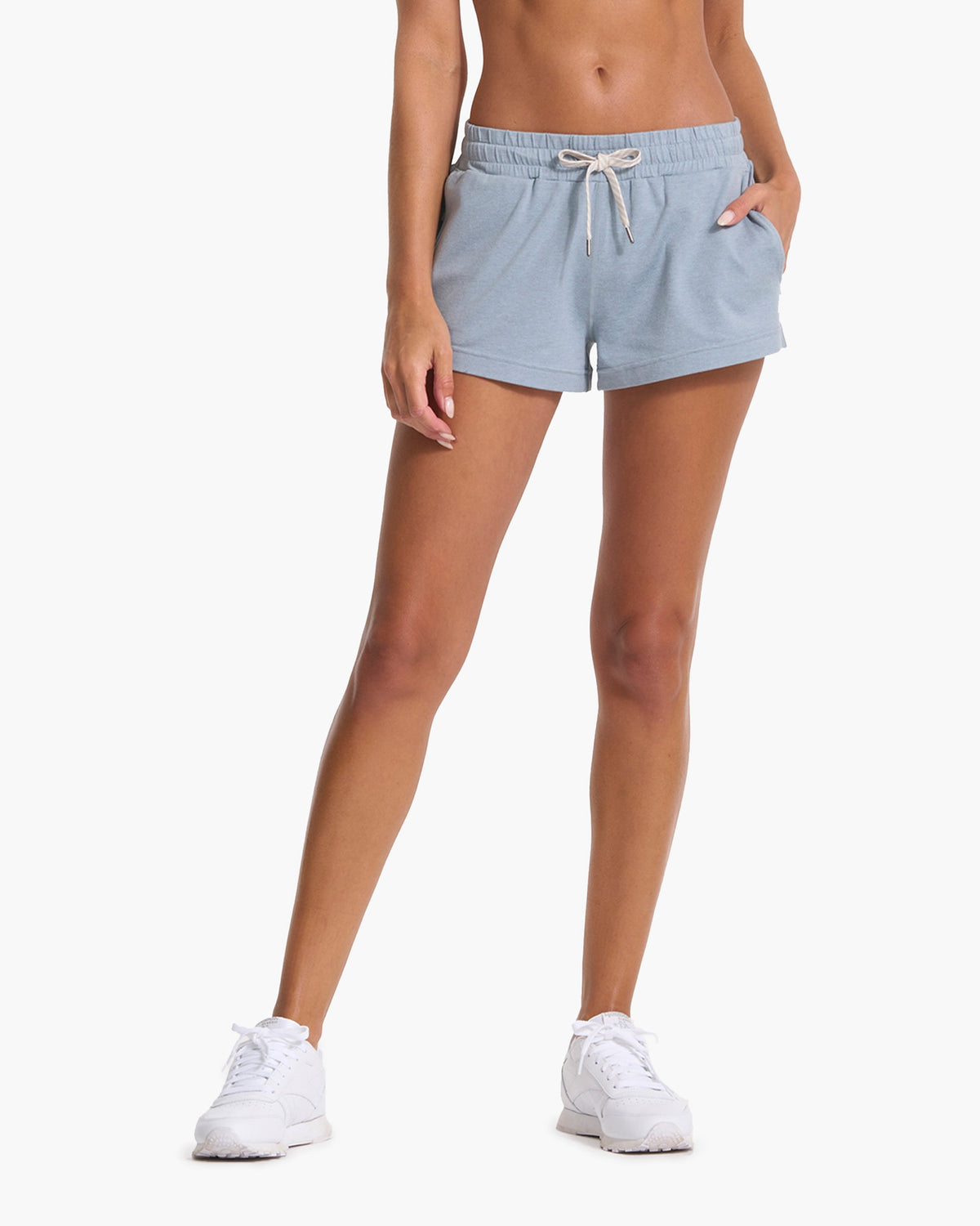 Halo Performance Short | Light Cloud Heather