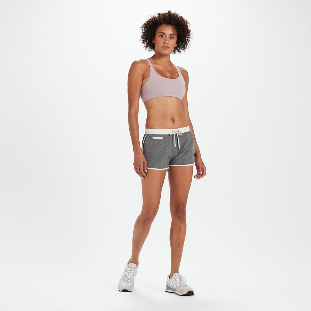 Tavi Short | Grey Linen Texture