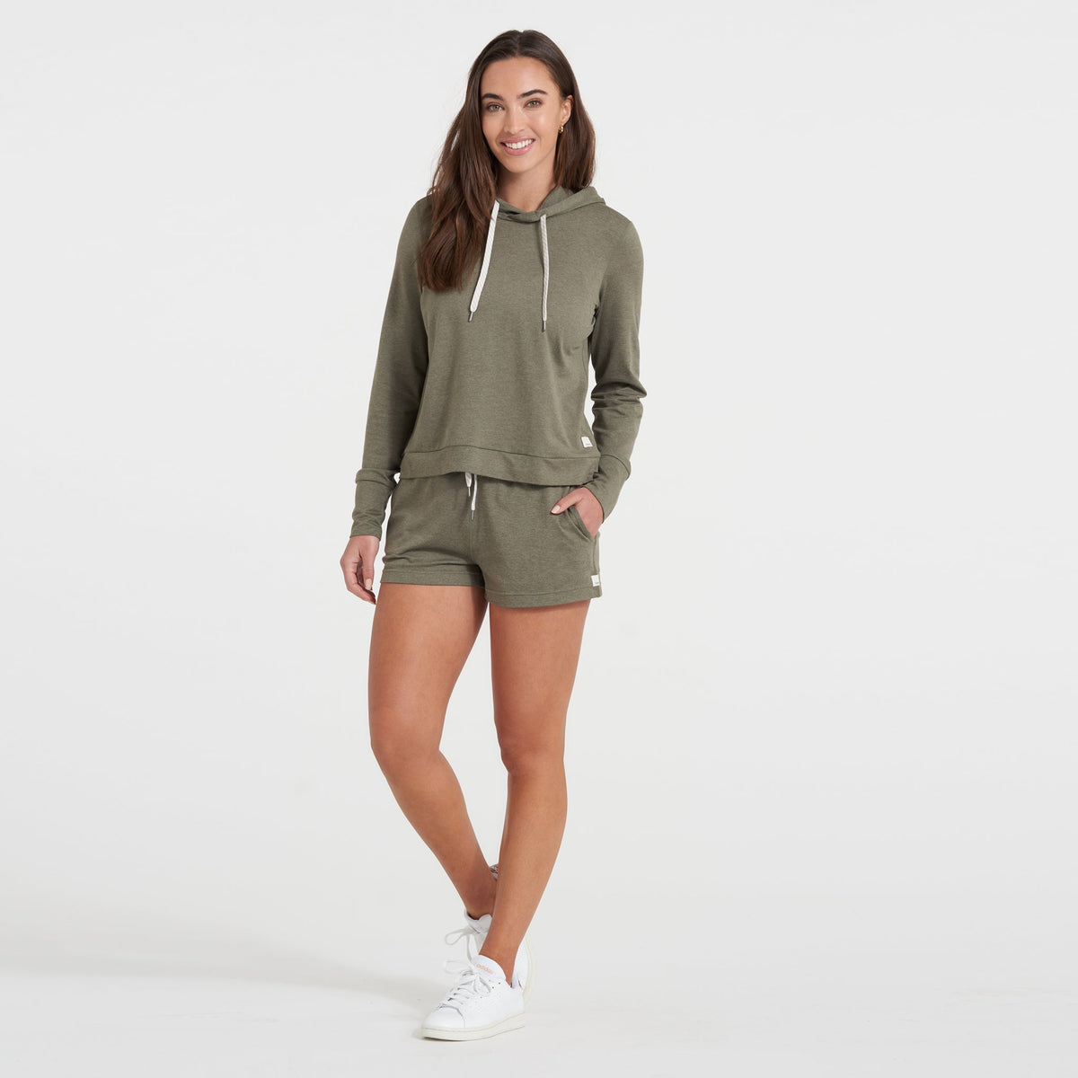 Halo Essential Hoodie | Light Oregano Heather