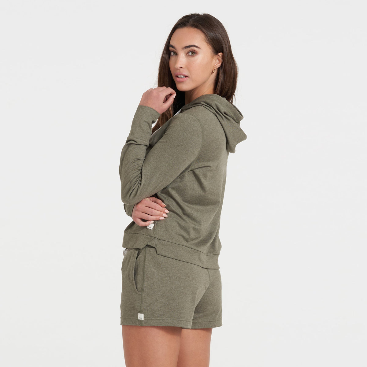 Halo Essential Hoodie | Light Oregano Heather