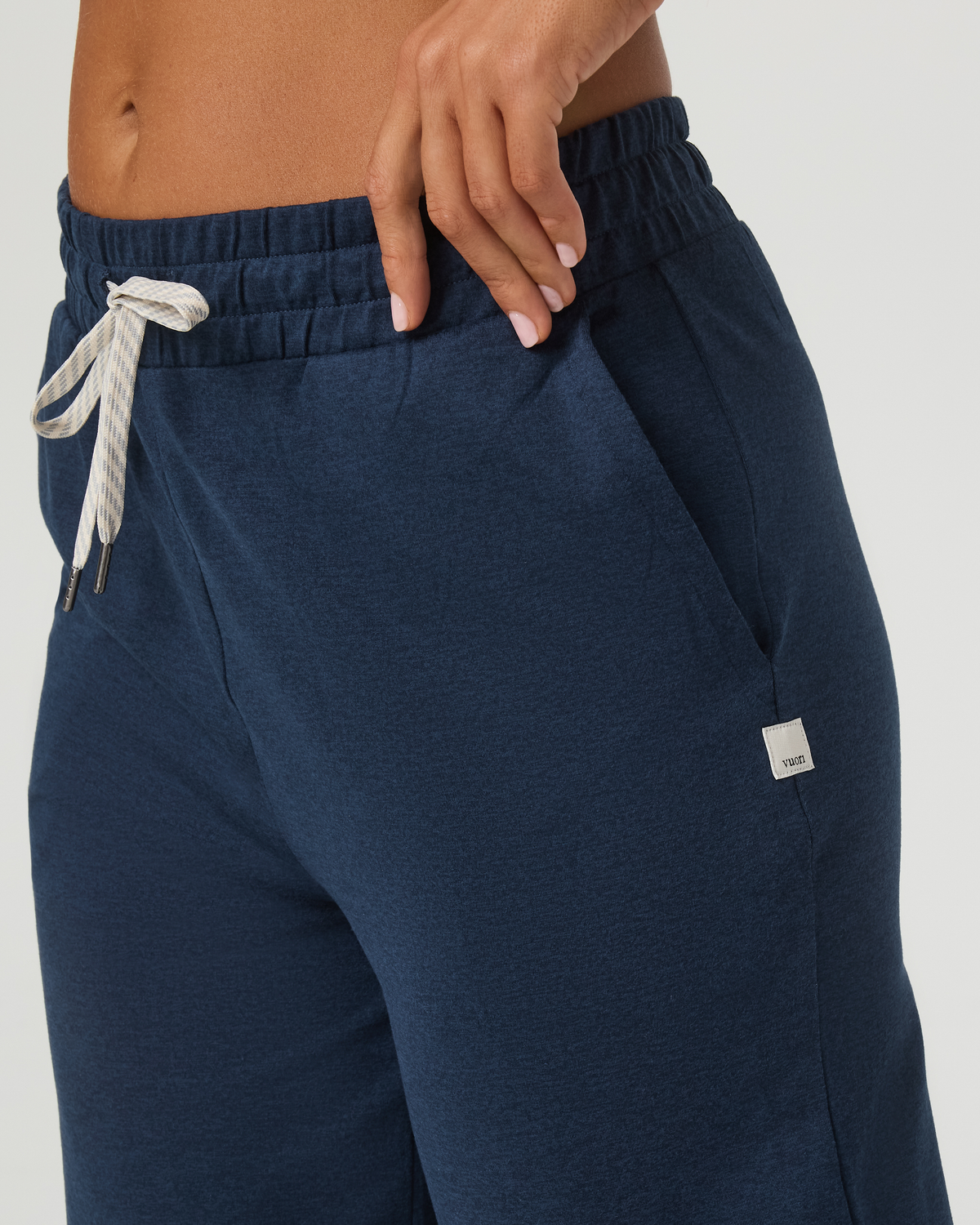 Halo Essential Wideleg Pant - Long | Blue Coast Heather