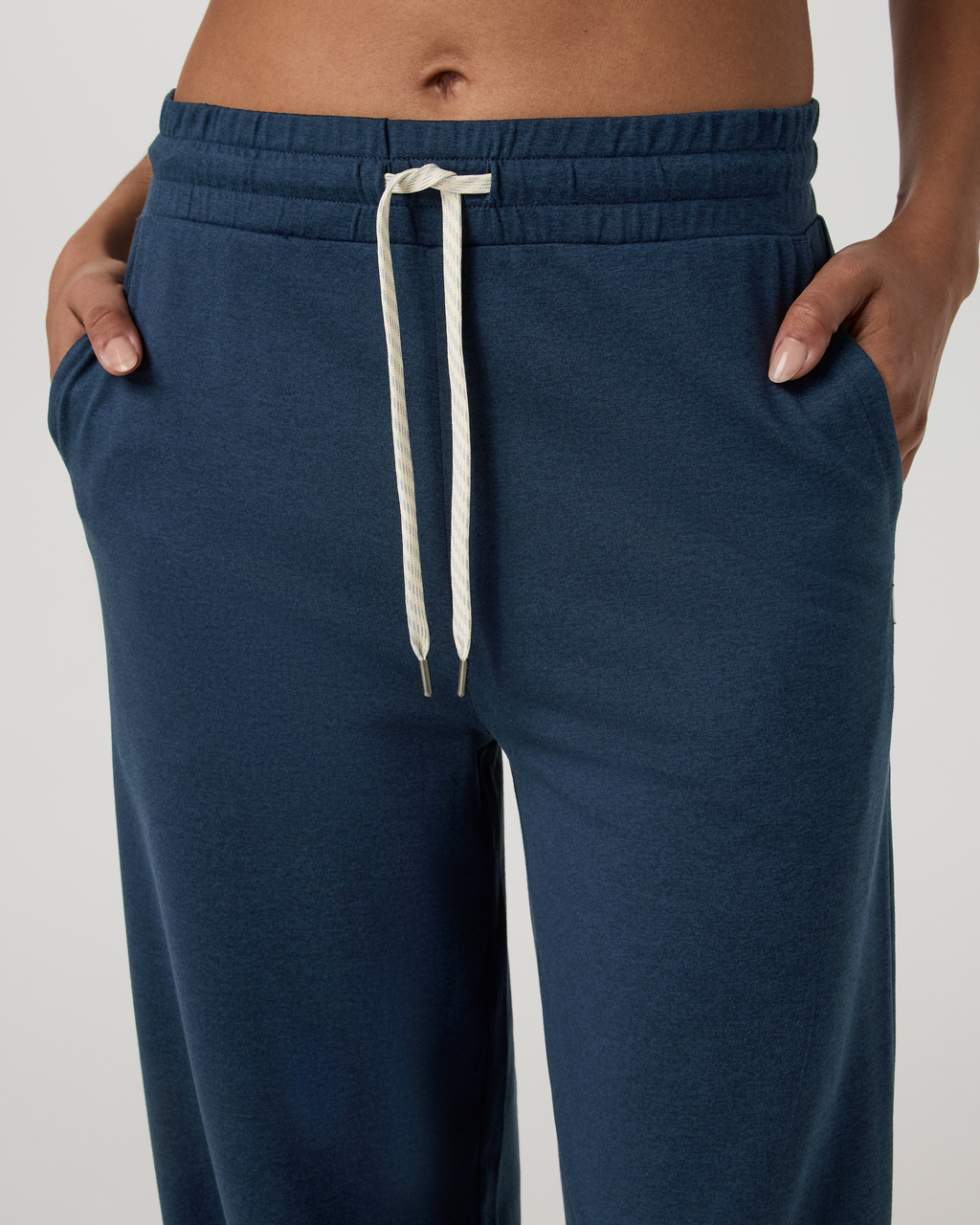 Halo Essential Wideleg Pant | Blue Coast Heather