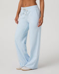 Halo Essential Wideleg Pant | Soft Sky Heather