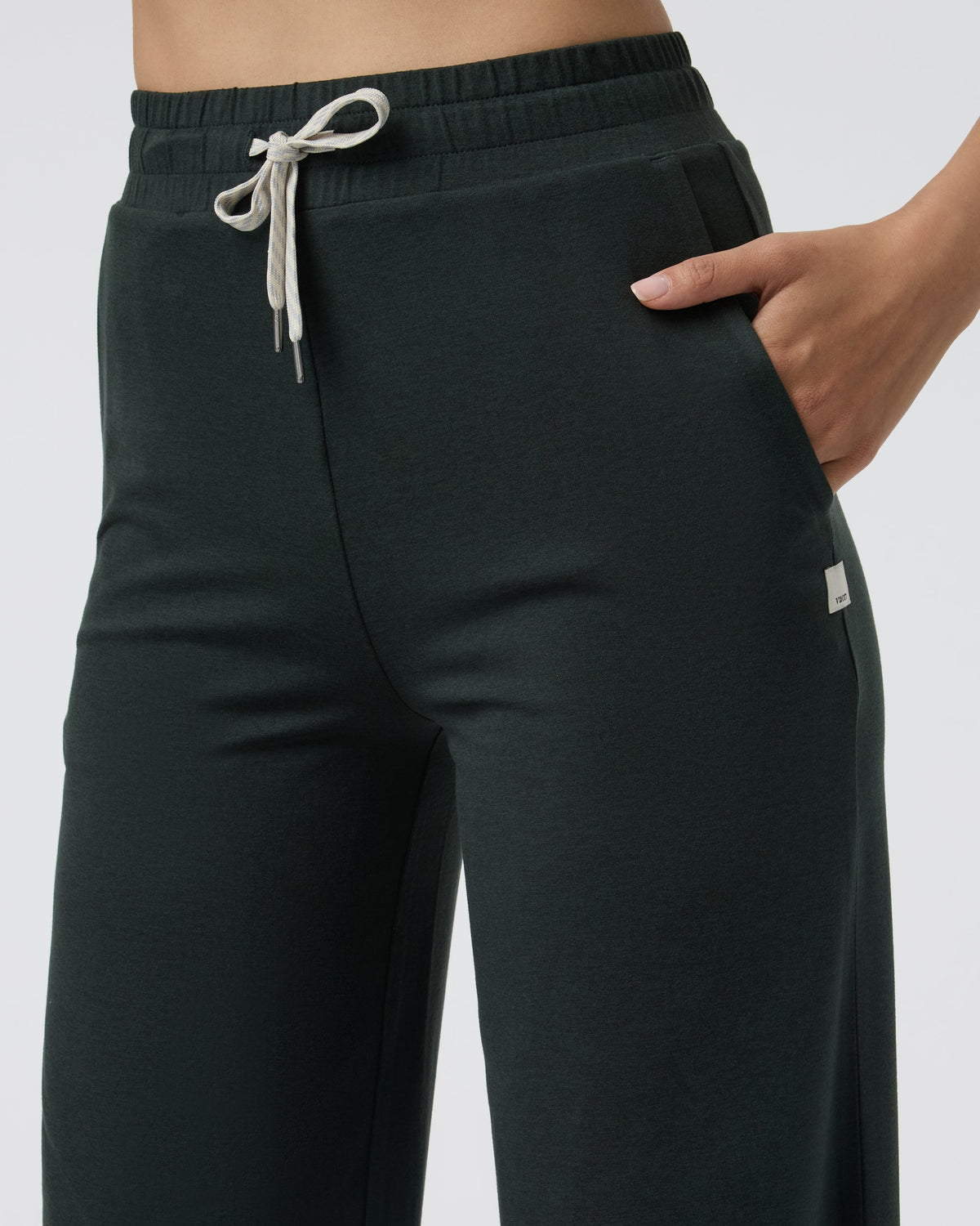 Halo Essential Wideleg Pant | Aspen Heather