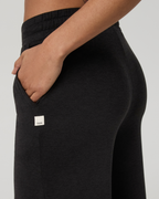 Halo Essential Wideleg Pant | Black Heather